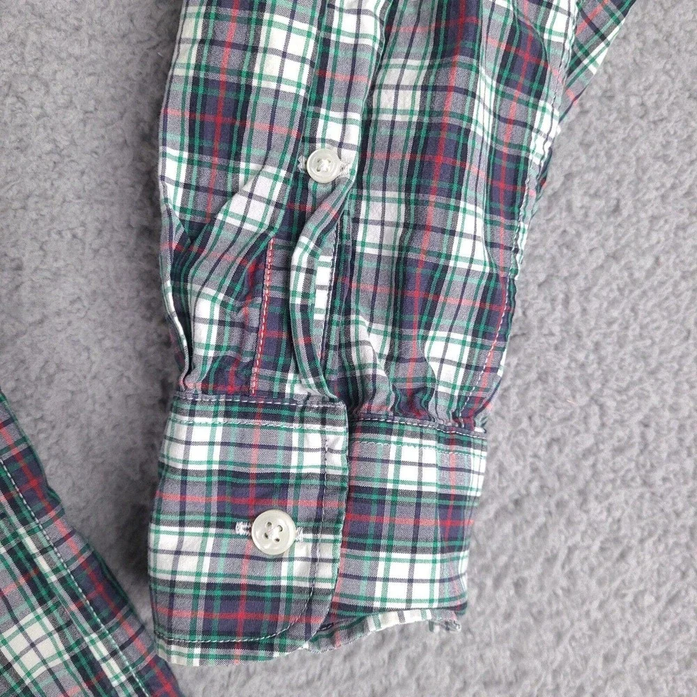 J Crew Shirt Mens Medium Classic Fit Plaid Button‎ Down Multicolor